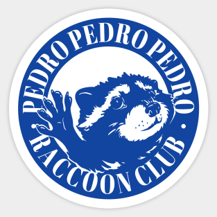 PEDRO Raccoon Club |  Raccoon Dancing in a Circle MEME Sticker